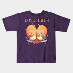 Love Birds Kids T-Shirt